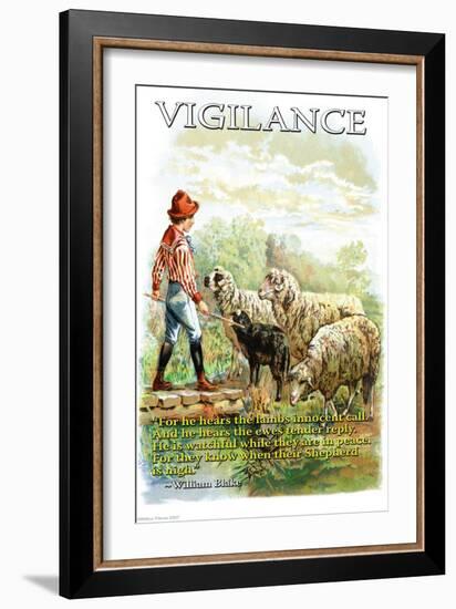 Vigilance-null-Framed Premium Giclee Print