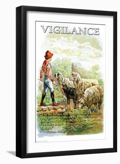 Vigilance-null-Framed Premium Giclee Print