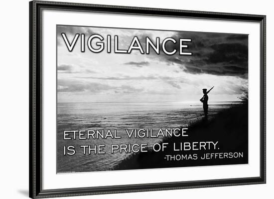 Vigilance-null-Framed Art Print