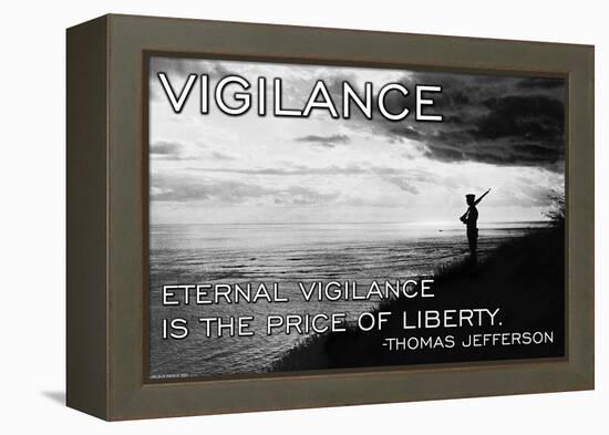 Vigilance-null-Framed Stretched Canvas