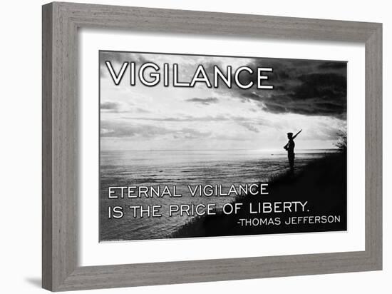 Vigilance-null-Framed Art Print