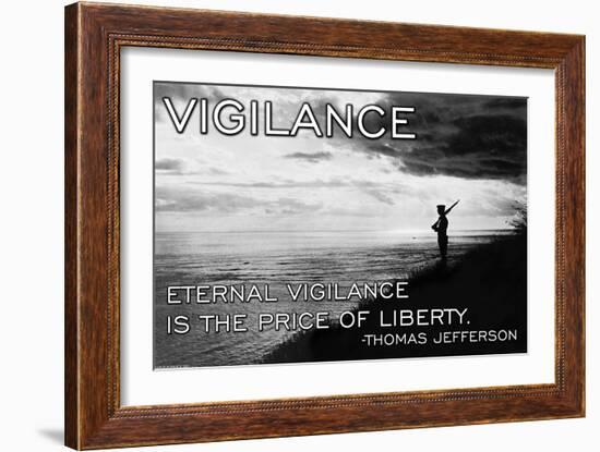 Vigilance-null-Framed Art Print