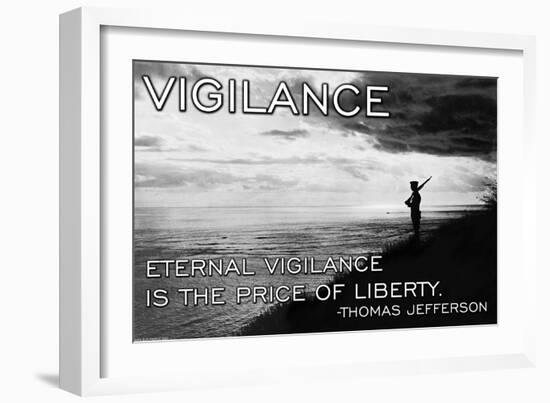 Vigilance-null-Framed Art Print