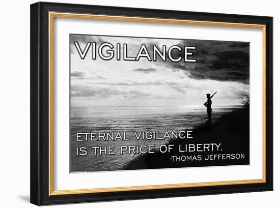 Vigilance-null-Framed Art Print