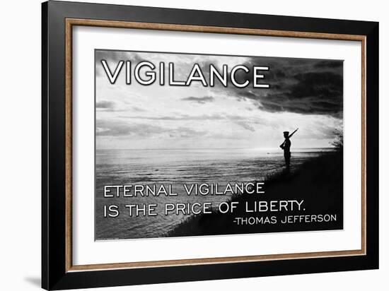 Vigilance-null-Framed Premium Giclee Print