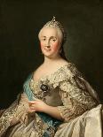 Equestrian Portrait of Empress Catherine II, (1729-179), after 1762-Vigilius Erichsen-Giclee Print