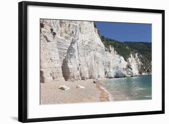 Vignanotica Bay Between Mattinata and Vieste, Gargano, Foggia Province, Puglia, Italy, Europe-Markus Lange-Framed Photographic Print