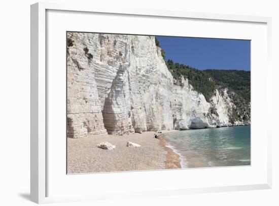 Vignanotica Bay Between Mattinata and Vieste, Gargano, Foggia Province, Puglia, Italy, Europe-Markus Lange-Framed Photographic Print