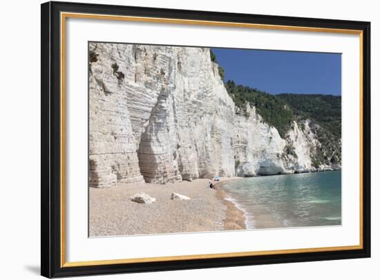Vignanotica Bay Between Mattinata and Vieste, Gargano, Foggia Province, Puglia, Italy, Europe-Markus Lange-Framed Photographic Print