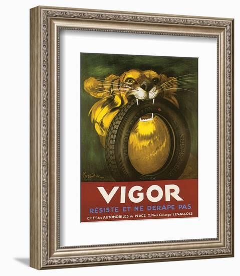 Vigor, Resiste Et Ne Derape Pas-null-Framed Art Print