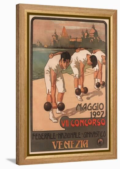 Vii Federal Gymnastics Competition, 1907-Giovanni Battista Carpanetto-Framed Premier Image Canvas