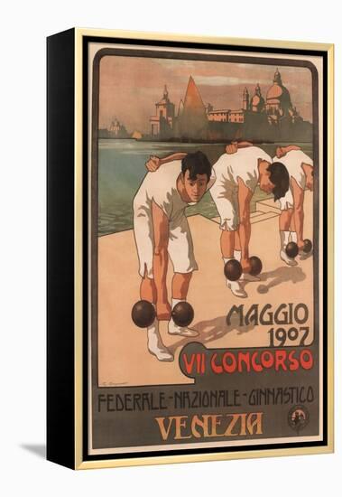Vii Federal Gymnastics Competition, 1907-Giovanni Battista Carpanetto-Framed Premier Image Canvas