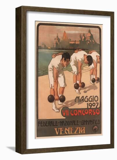 Vii Federal Gymnastics Competition, 1907-Giovanni Battista Carpanetto-Framed Giclee Print