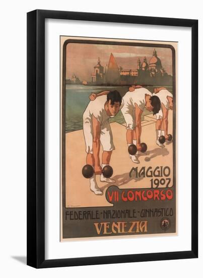 Vii Federal Gymnastics Competition, 1907-Giovanni Battista Carpanetto-Framed Giclee Print