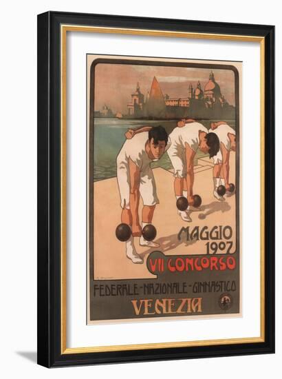 Vii Federal Gymnastics Competition, 1907-Giovanni Battista Carpanetto-Framed Giclee Print