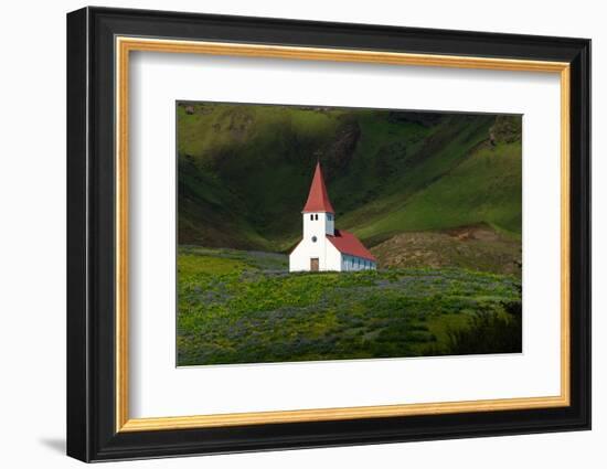 Vik, Church-Catharina Lux-Framed Photographic Print