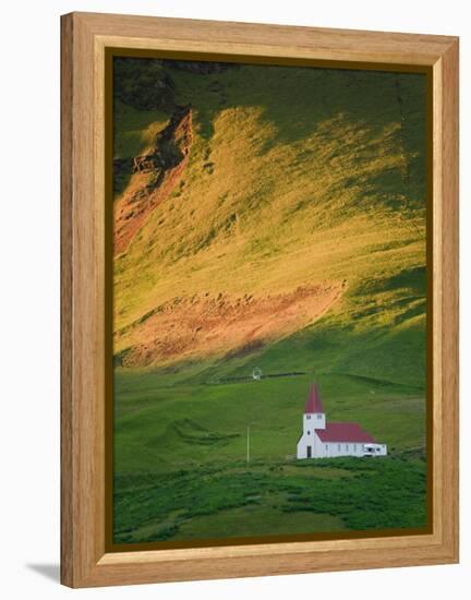 Vik Historic Church, Vik, South Coast, Iceland-Michele Falzone-Framed Premier Image Canvas