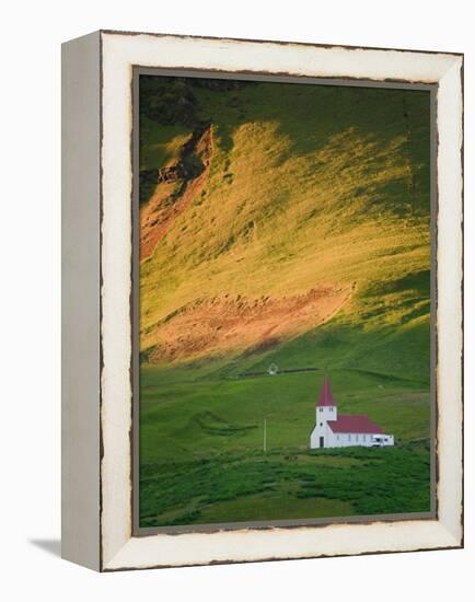 Vik Historic Church, Vik, South Coast, Iceland-Michele Falzone-Framed Premier Image Canvas