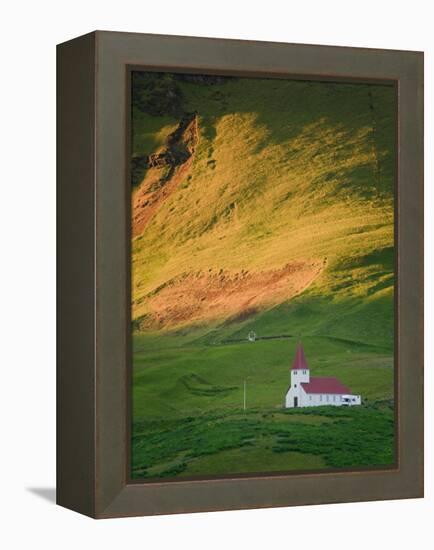 Vik Historic Church, Vik, South Coast, Iceland-Michele Falzone-Framed Premier Image Canvas