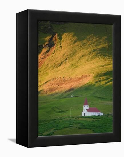 Vik Historic Church, Vik, South Coast, Iceland-Michele Falzone-Framed Premier Image Canvas