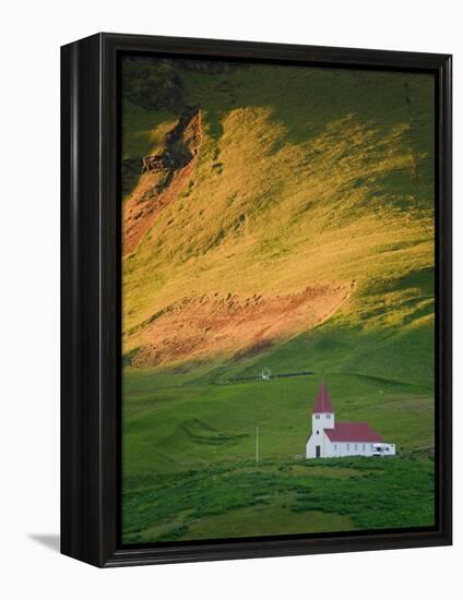 Vik Historic Church, Vik, South Coast, Iceland-Michele Falzone-Framed Premier Image Canvas