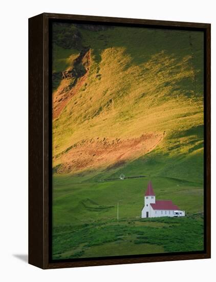 Vik Historic Church, Vik, South Coast, Iceland-Michele Falzone-Framed Premier Image Canvas