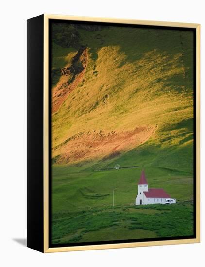 Vik Historic Church, Vik, South Coast, Iceland-Michele Falzone-Framed Premier Image Canvas