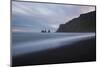 Vik, Southern Iceland. Reynisfjara Rock Formations and Black Sand Beach.-Marco Bottigelli-Mounted Photographic Print