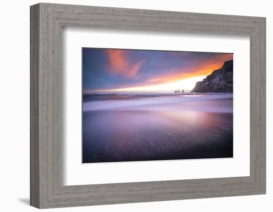 Vik Sunset-Philippe Manguin-Framed Photographic Print