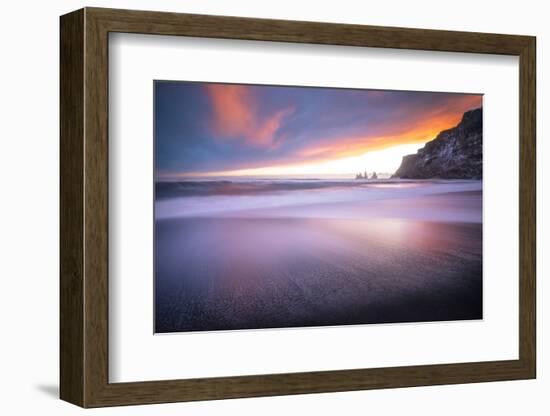 Vik Sunset-Philippe Manguin-Framed Photographic Print