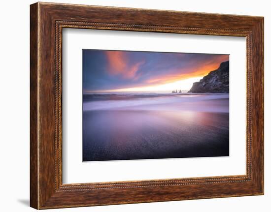 Vik Sunset-Philippe Manguin-Framed Photographic Print