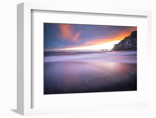 Vik Sunset-Philippe Manguin-Framed Photographic Print