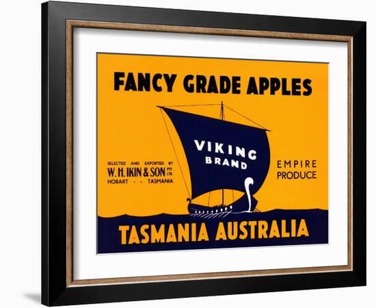 Viking Brand Fancy Grade Apples-null-Framed Art Print