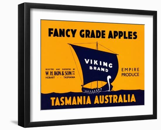 Viking Brand Fancy Grade Apples-null-Framed Art Print