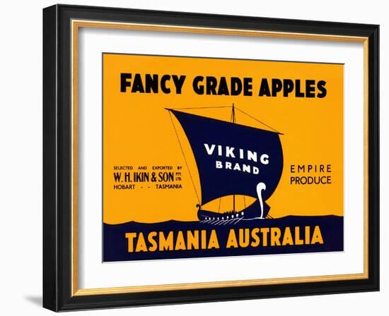 Viking Brand Fancy Grade Apples-null-Framed Art Print