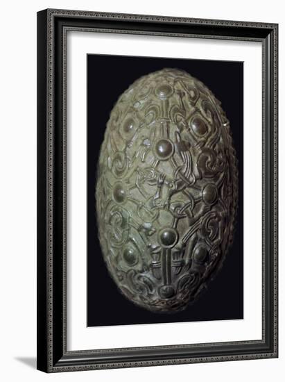 Viking bronze and tortoise-shell brooch, c.8th-11th century. Artist: Unknown-Unknown-Framed Giclee Print