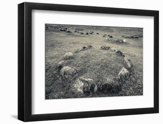 Viking Burial Ground, Lindholm Hoje, Aalborg-Lindholm, Jutland, Denmark-null-Framed Photographic Print