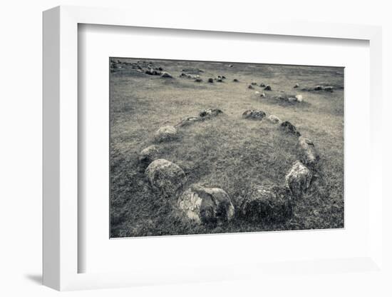 Viking Burial Ground, Lindholm Hoje, Aalborg-Lindholm, Jutland, Denmark-null-Framed Photographic Print