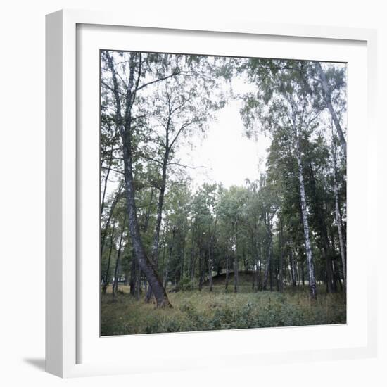 Viking burial mound, Fjord of Oslo, Norway-Werner Forman-Framed Photographic Print