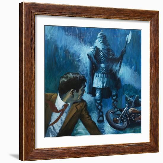 Viking Ghost-Andrew Howat-Framed Giclee Print