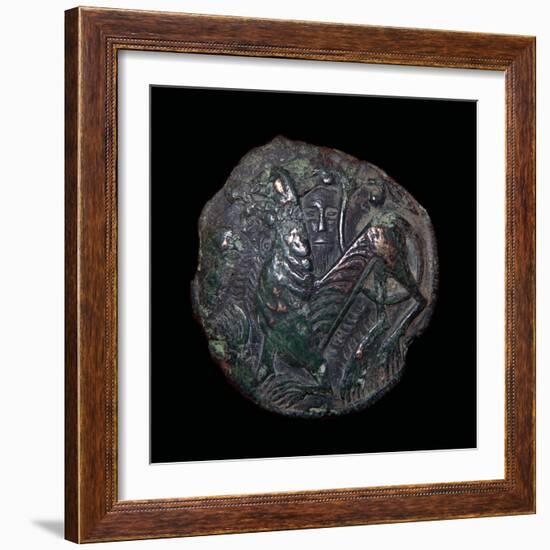 Viking metalwork from a hoard on the Isle of Man. Artist: Unknown-Unknown-Framed Giclee Print