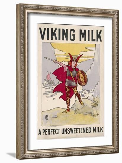 Viking Milk - a Perfect Unsweetened Milk-null-Framed Art Print