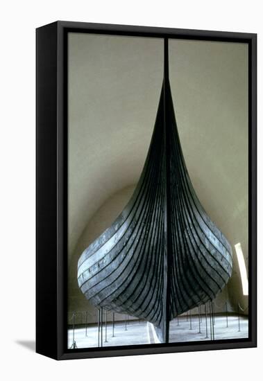 Viking Ship, Norway, 9th Century-null-Framed Premier Image Canvas