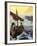 Viking Ship-English School-Framed Giclee Print