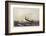 Viking Vessel Heads out into the Open Sea Her Sail Bellying out Before a Favouring Wind-W.j. Hofdijk-Framed Photographic Print