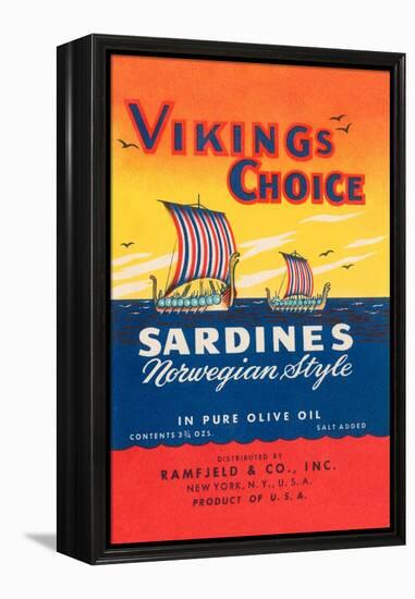 Vikings Choise Sardines-null-Framed Stretched Canvas