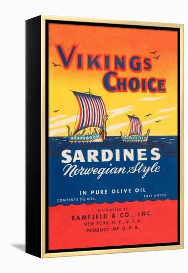 Vikings Choise Sardines-null-Framed Stretched Canvas