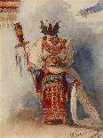 Chernomor. Costume Design for the Opera Ruslan and Lyudmila by M. Glinka-Viktor Alexandrovich Hartmann-Premier Image Canvas