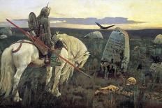 A Knight at the Crossroads, 1898-Viktor Mihajlovic Vasnecov-Giclee Print