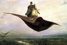 Tsarevich Ivan Riding the Grey Wolf, 1889-Viktor Mihajlovic Vasnecov-Framed Premier Image Canvas